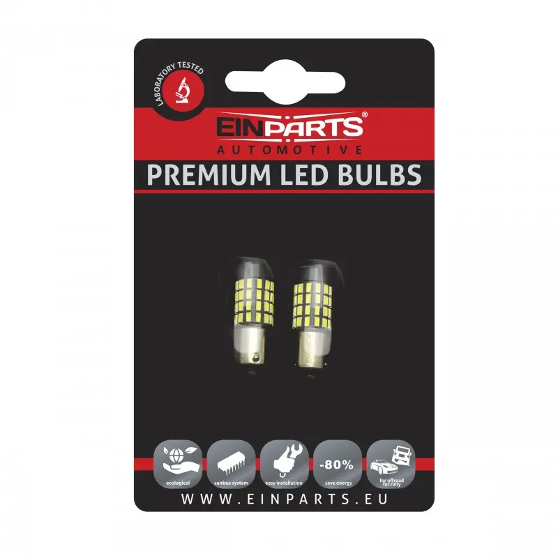 LED Pære H6W │ CANbus - sett 2 stk. Image 2