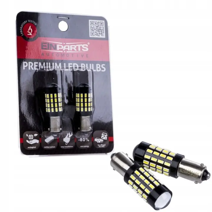 LED Pære H6W │ CANbus - sett 2 stk. Image 3