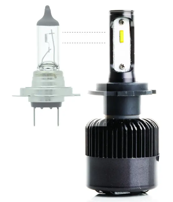 LED Pære H7 Flip Chip │ CANbus - sett 2 stk. Image 7