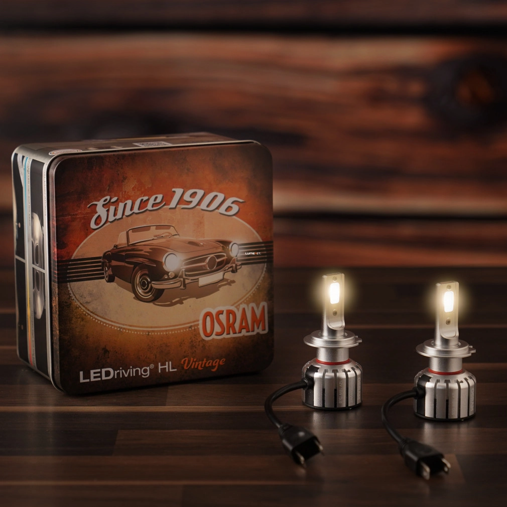 LED Pære H7 / H18 Osram LEDriving HL VINTAGE │ Retro-LED for klassiske biler +300 % lysstyrke - sett 2 stk. – bilde 7