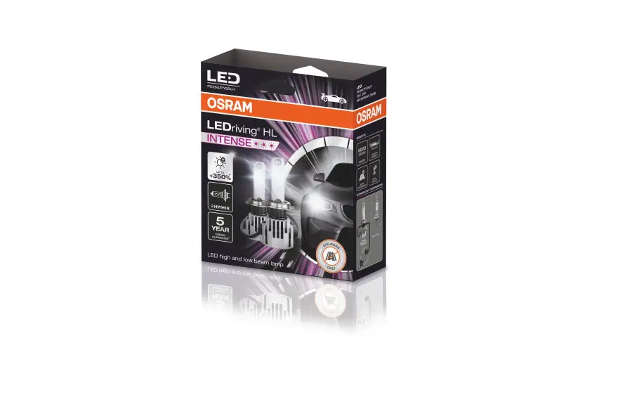 LED Pære H7 / H18Osram LEDriving HL Intense +350%  - sett 2 stk. Image 4
