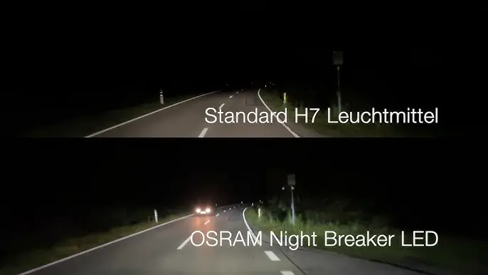 LED Pære H7 Osram Night Breaker +230%  - sett 2 stk. Image 8