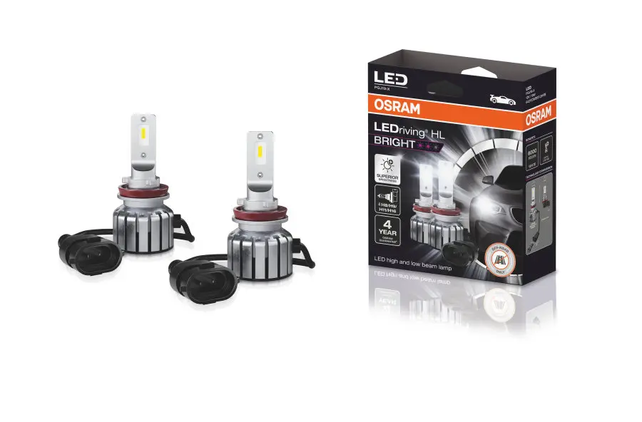 LED Pære H8 / H11 / H16 Osram LEDriving HL Bright +300%  - sett 2 stk.