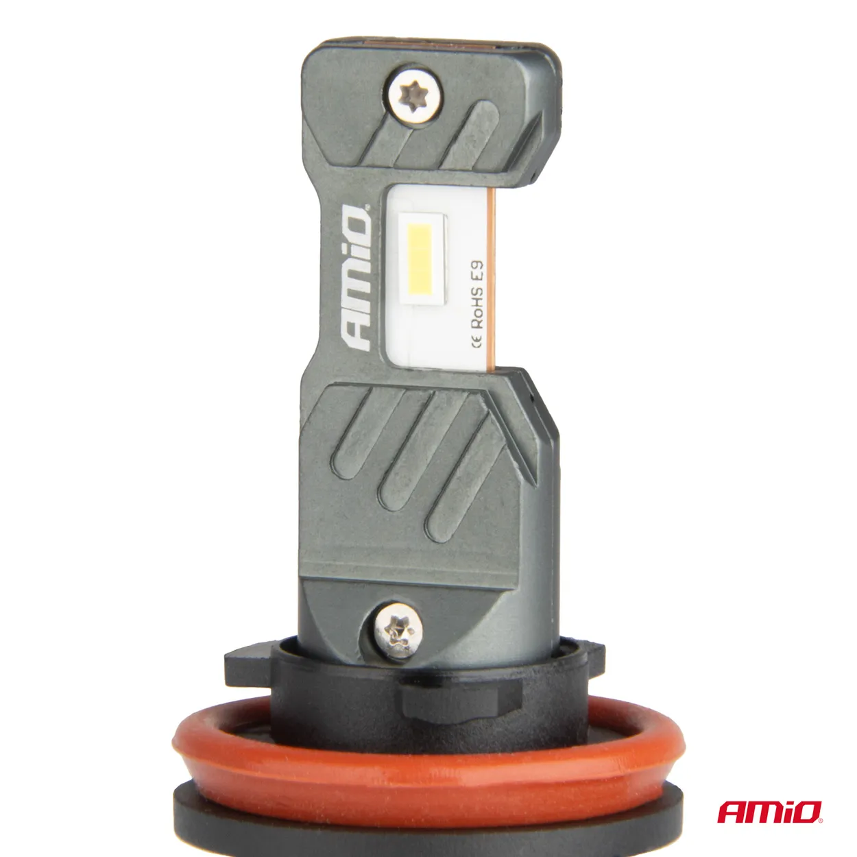 LED Pære H8 / H9 / H11 / H16 AMiO Hybrid Series CSP Chip LED 6000K │ CANbus Plug&Play EasyFit  - sett 2 stk. Image 2
