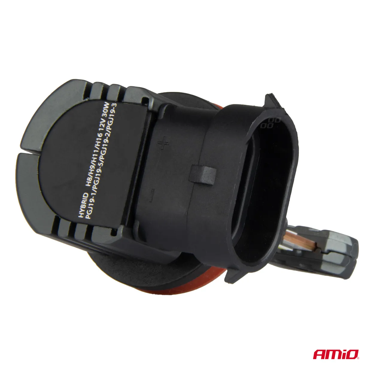 LED Pære H8 / H9 / H11 / H16 AMiO Hybrid Series CSP Chip LED 6000K │ CANbus Plug&Play EasyFit  - sett 2 stk. Image 3