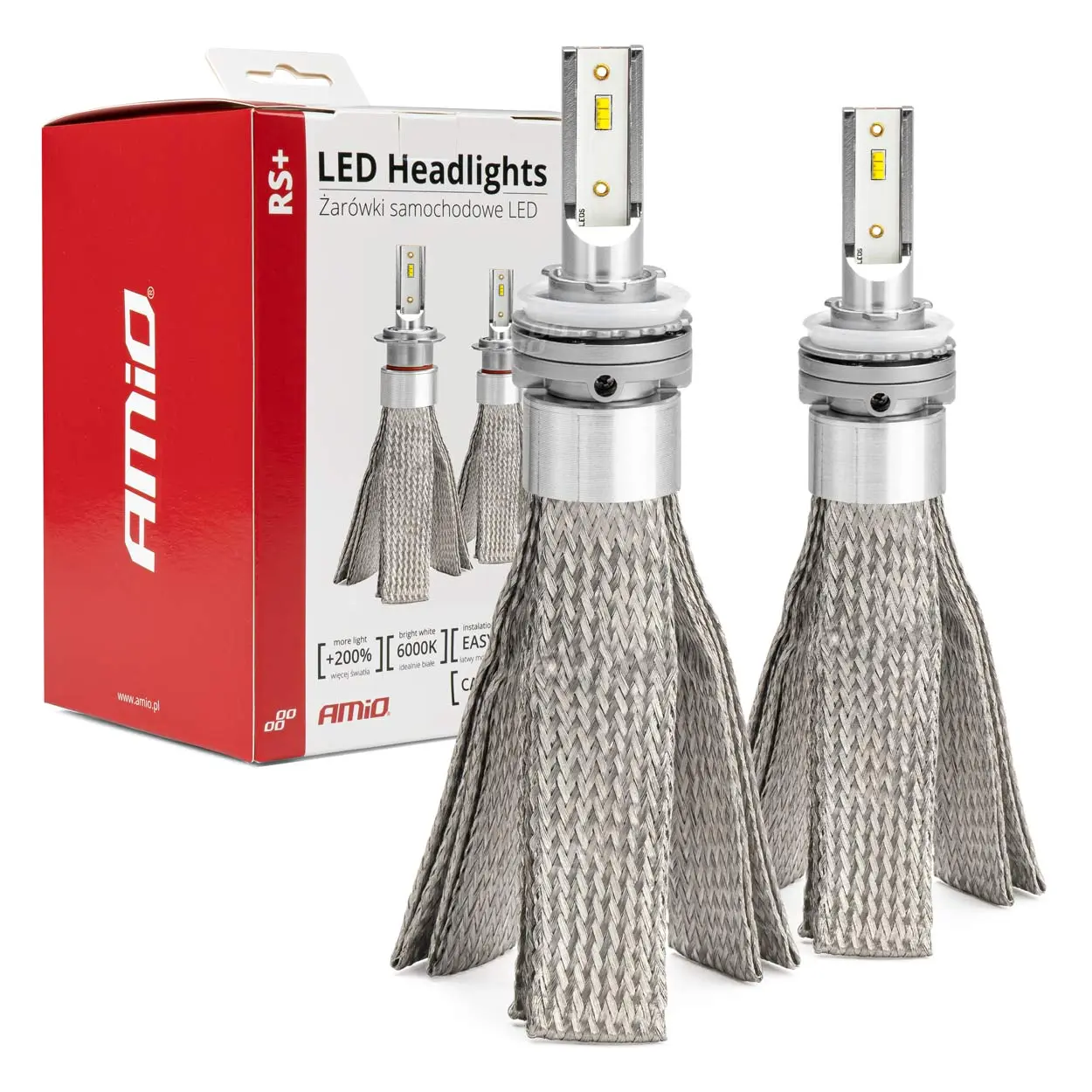 LED Pære H8 / H9 / H11 Mini RS+ Slim Series │ CANbus - sett 2 stk.