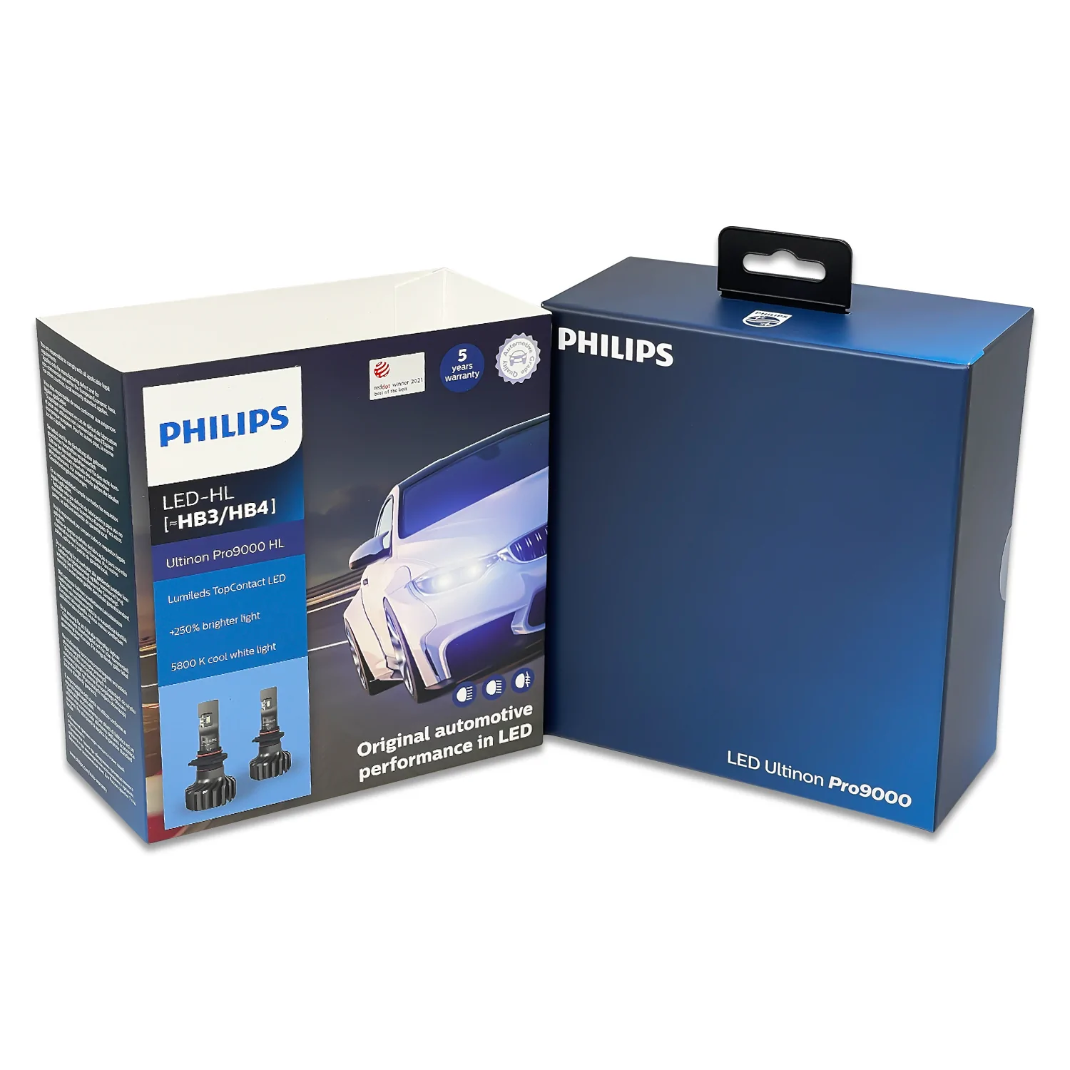 LED Pære HB3/HB4 Philips Ultinon Pro9000 HL +350% Lumileds - sett 2 stk. Image 13