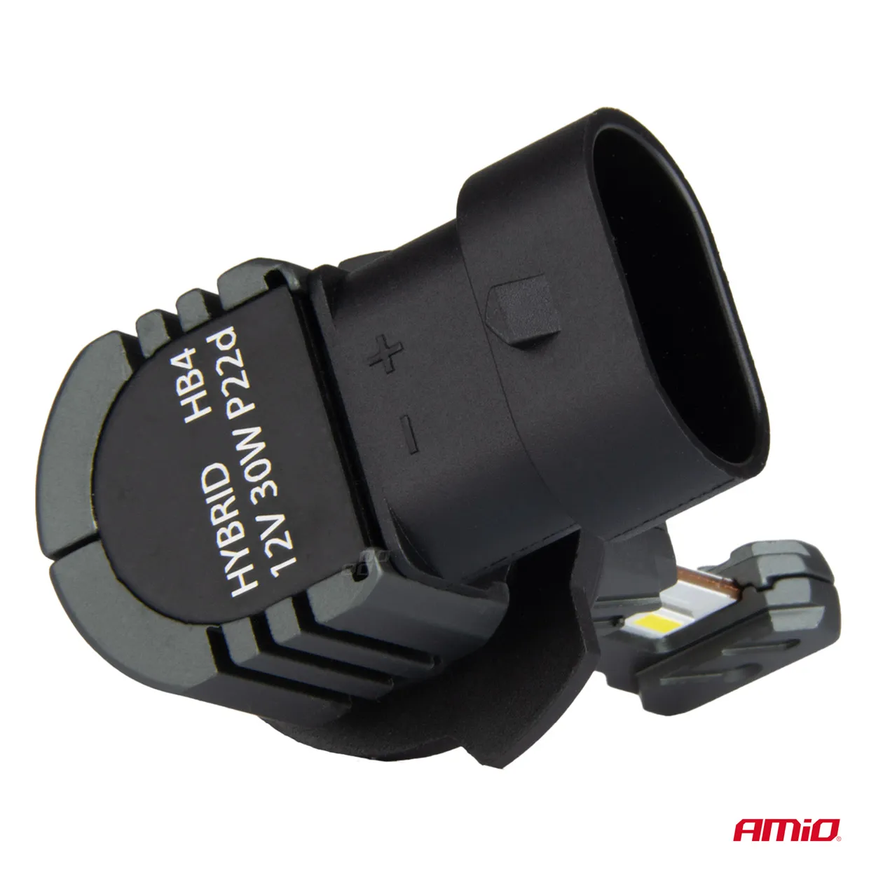 LED Pære HB4 AMiO Hybrid Series CSP Chip LED 6000K │ CANbus Plug&Play EasyFit - sett 2 stk. – bilde 3