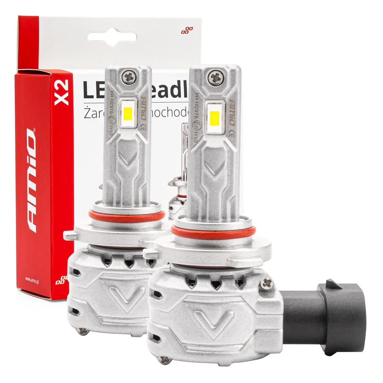 LED Pære HB4 AMiO X2 Series +400% │ CANbus - sett 2 stk.
