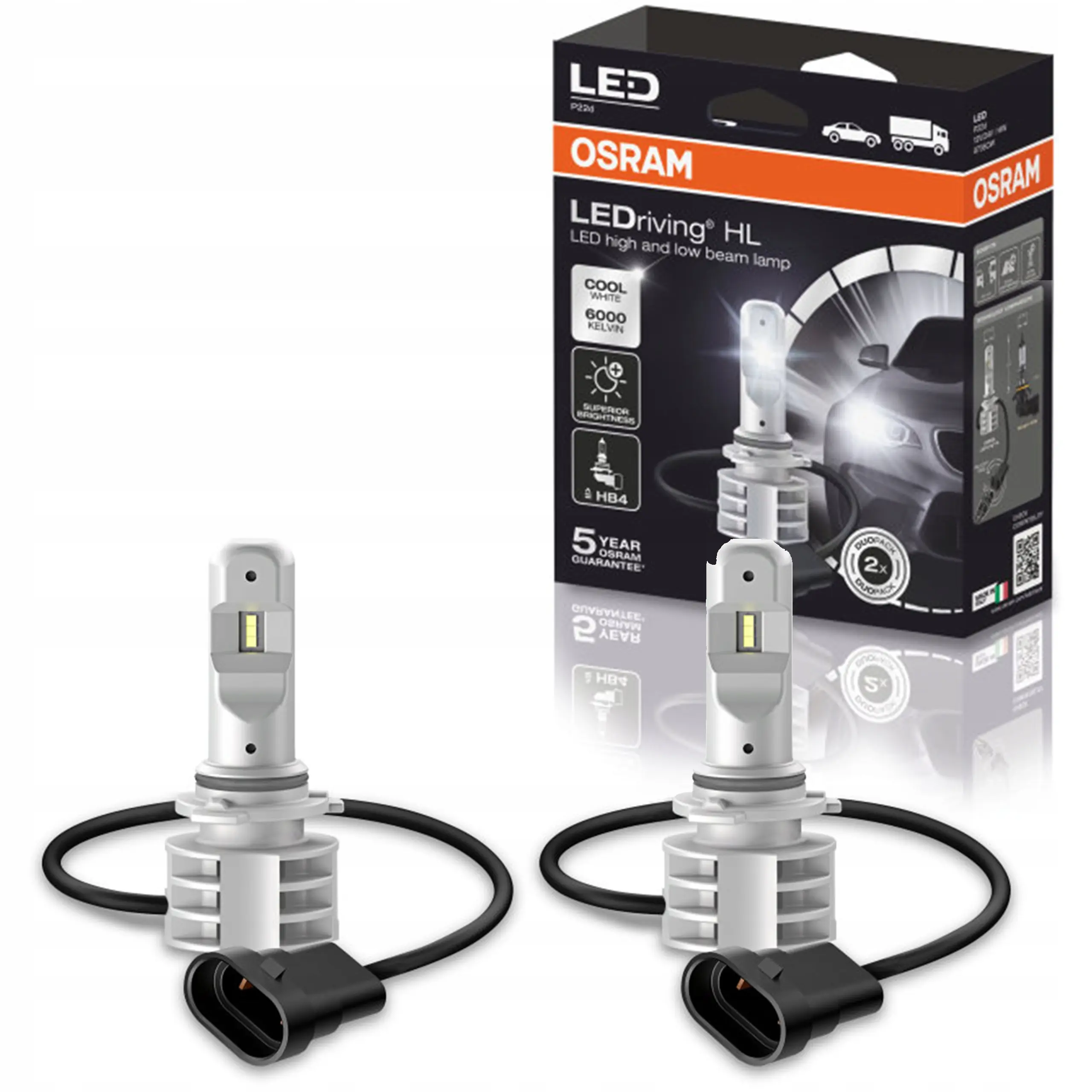 LED Pære HB4 Osram LEDriving HL Gen2 - sett 2 stk. – bilde 2