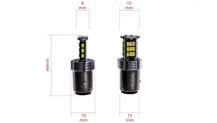LED Pære P21/4W - sett 2 stk. – bilde 3