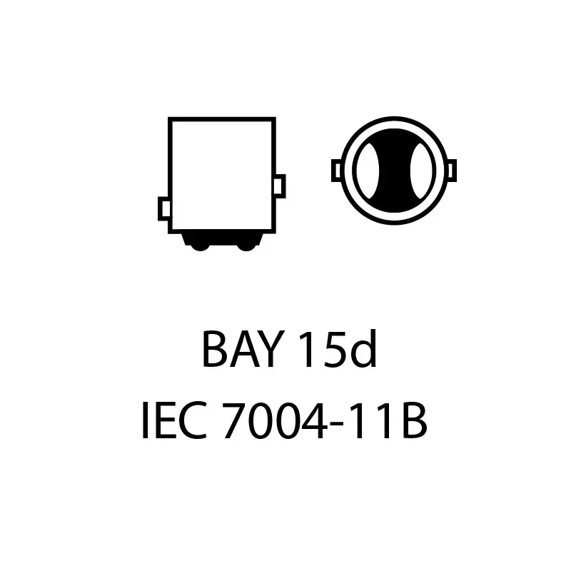 LED Pære P21/5W - sett 2 stk. – bilde 7