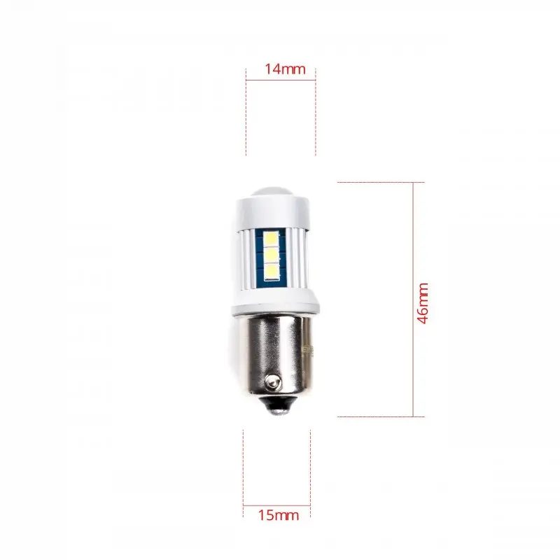 LED Pære P21W Turbo Retrofit │ CANbus - sett 2 stk. – bilde 5