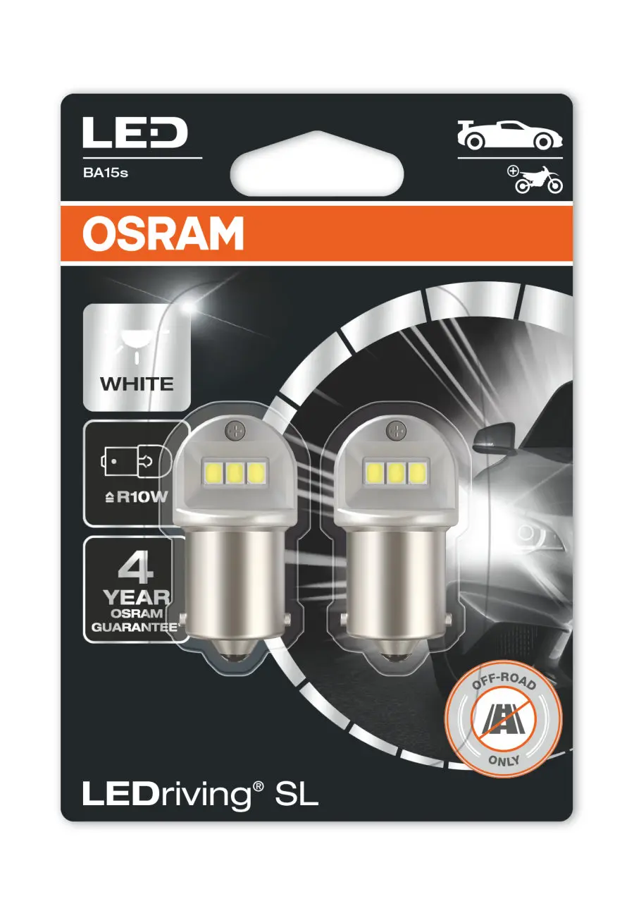 LED Pære R5W Osram LEDriving SL - sett 2 stk.