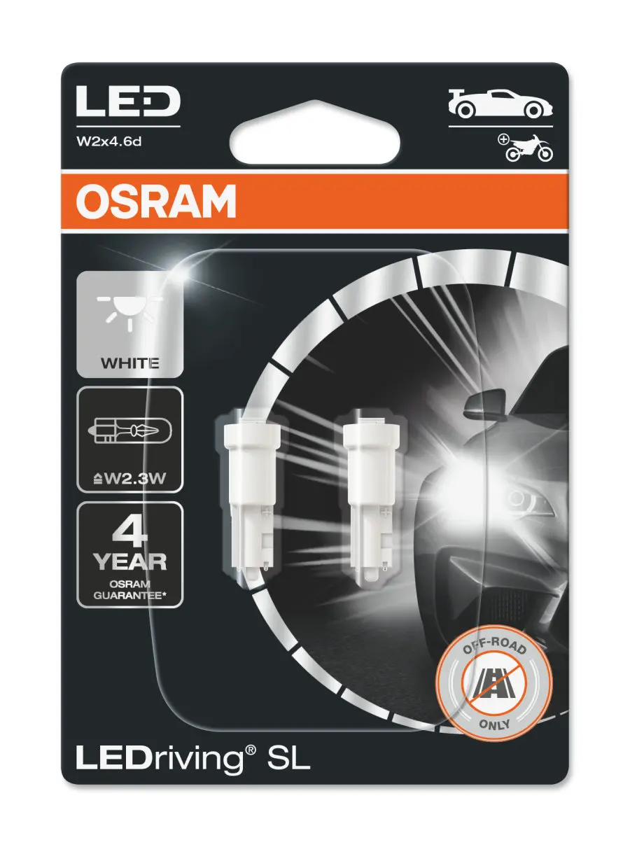 LED Pære T5 Osram LEDriving SL - sett 2 stk. Image 1