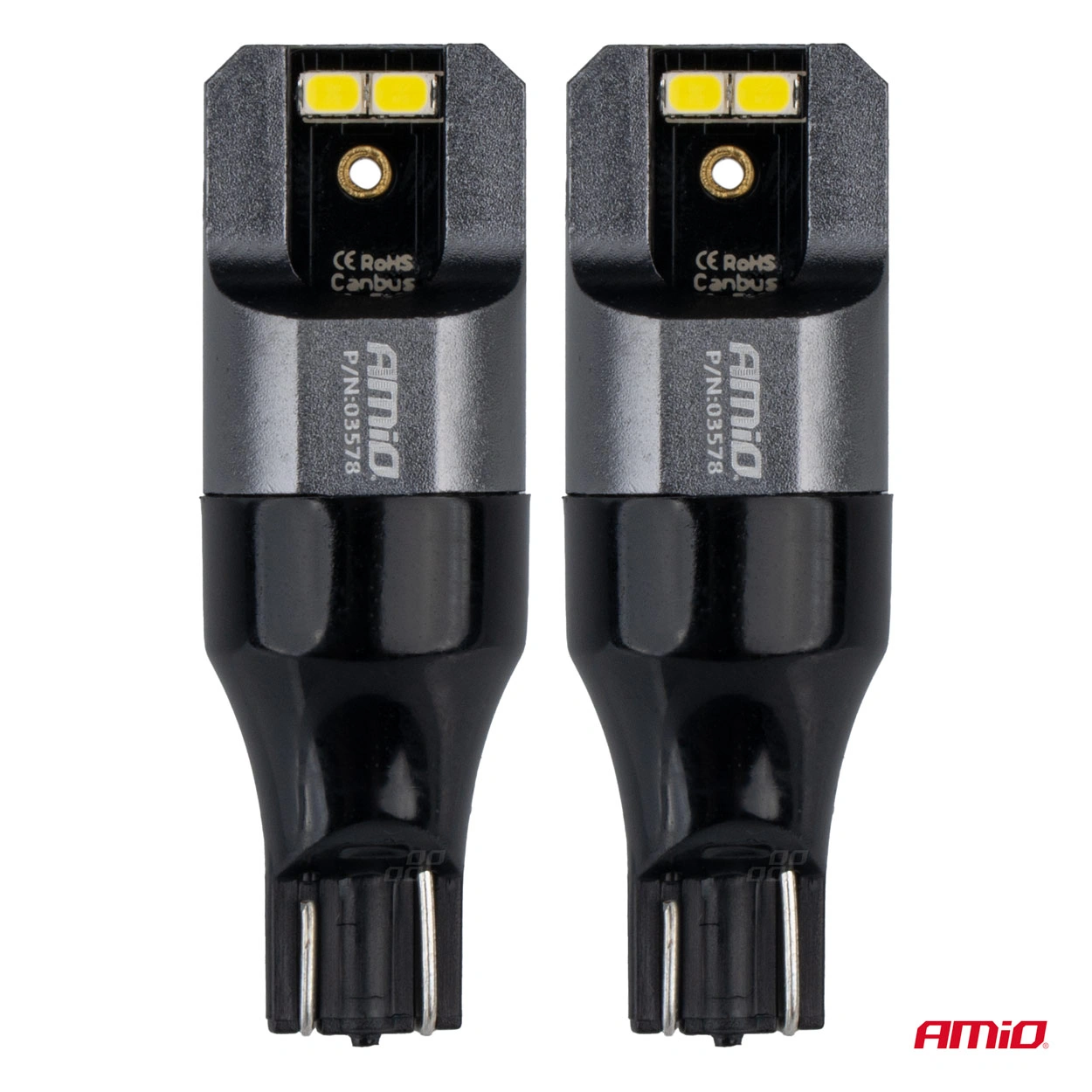 LED Pære W16W (T15) Pro 4x2016 SMD White │ CANbus - sett 2 stk. – bilde 2