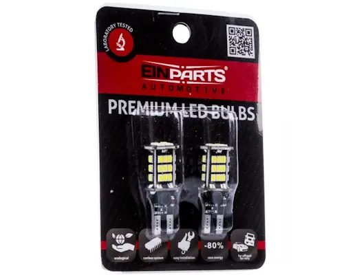 LED Pære W16W (T15) Retrofit │ CANbus - sett 2 stk. Image 5