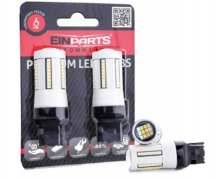 LED Pære W21W │ CANbus - sett 2 stk.