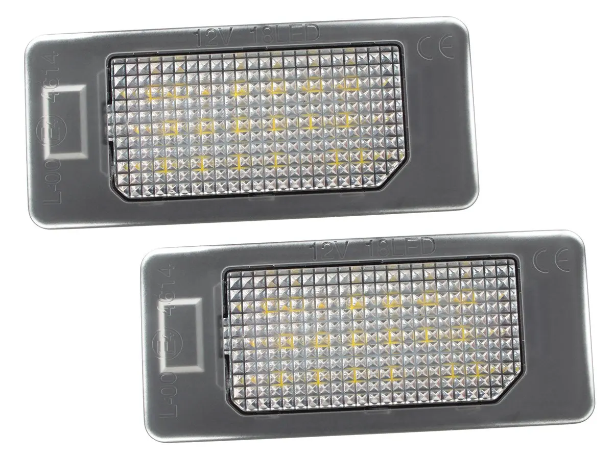 LED skiltlys sett Audi A1 8X A3 8V A4 / S4 B8 A5 / S5 A6 / S6 C7 A7 Q3 Q5 TT / TTS 2 stk. Image 1