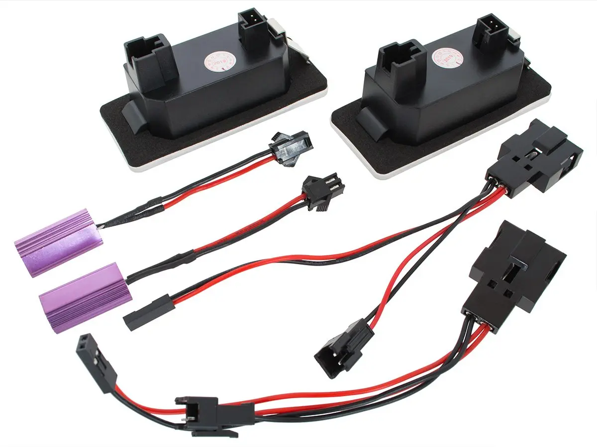 LED skiltlys sett Audi A1 8X A3 8V A4 / S4 B8 A5 / S5 A6 / S6 C7 A7 Q3 Q5 TT / TTS 2 stk. Image 2