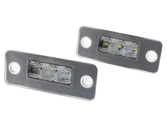 LED skiltlys sett Audi A8 D3 2002 - 2009 │ 2 stk.