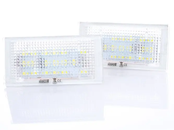 LED skiltlys sett BMW 3 (E46) LCI Coupe/Cabrio 2003 - 2005 - 2 stk.