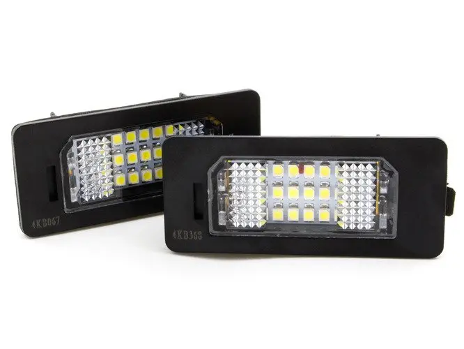 LED skiltlys sett BMW E39 E60 E61 E70 E82 E88 E90 E91 E92 - 2 stk. Image 5