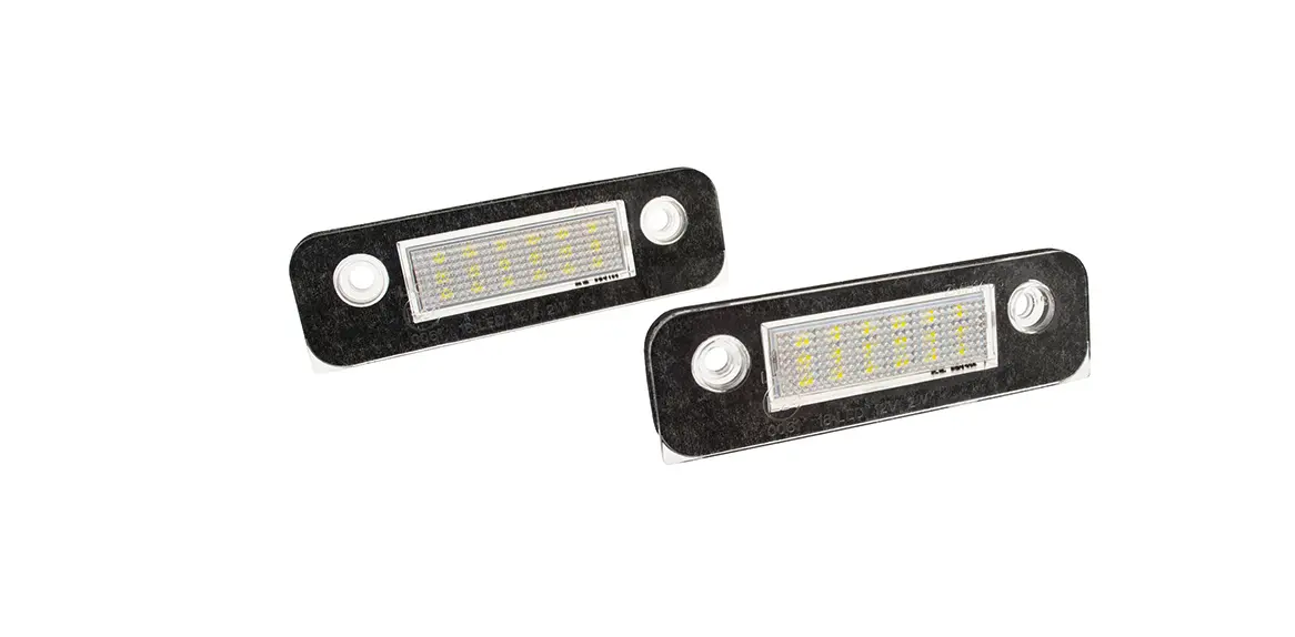 LED skiltlys sett Ford Fiesta MK6 Fusion Mondeo MK2 2 stk.