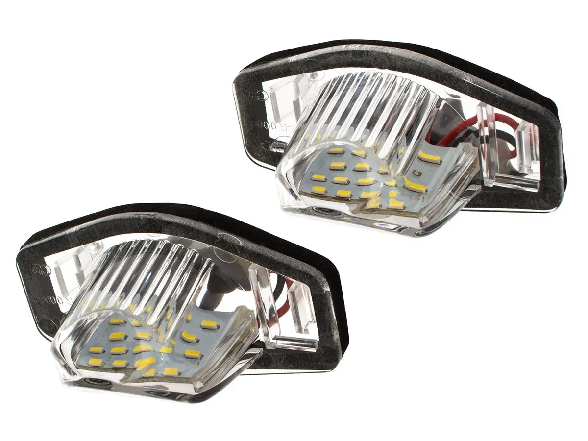 LED skiltlys sett Honda CR-V III Crosstour FR-V HR-V Insight Jazz Logo Odyssey Stream 2 stk.