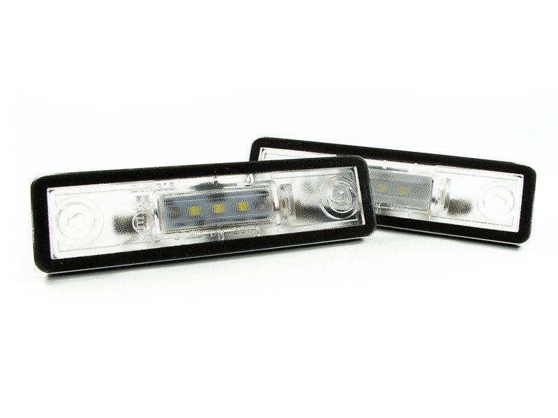 LED skiltlys sett Opel Astra F G Combo Corsa B C Omega A B Signum Tigra Vectra B Zafira A 2 stk.