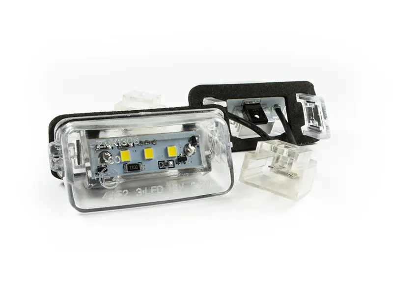 LED skiltlys sett Peugeot 206 207 307 308 406 407 2 stk.