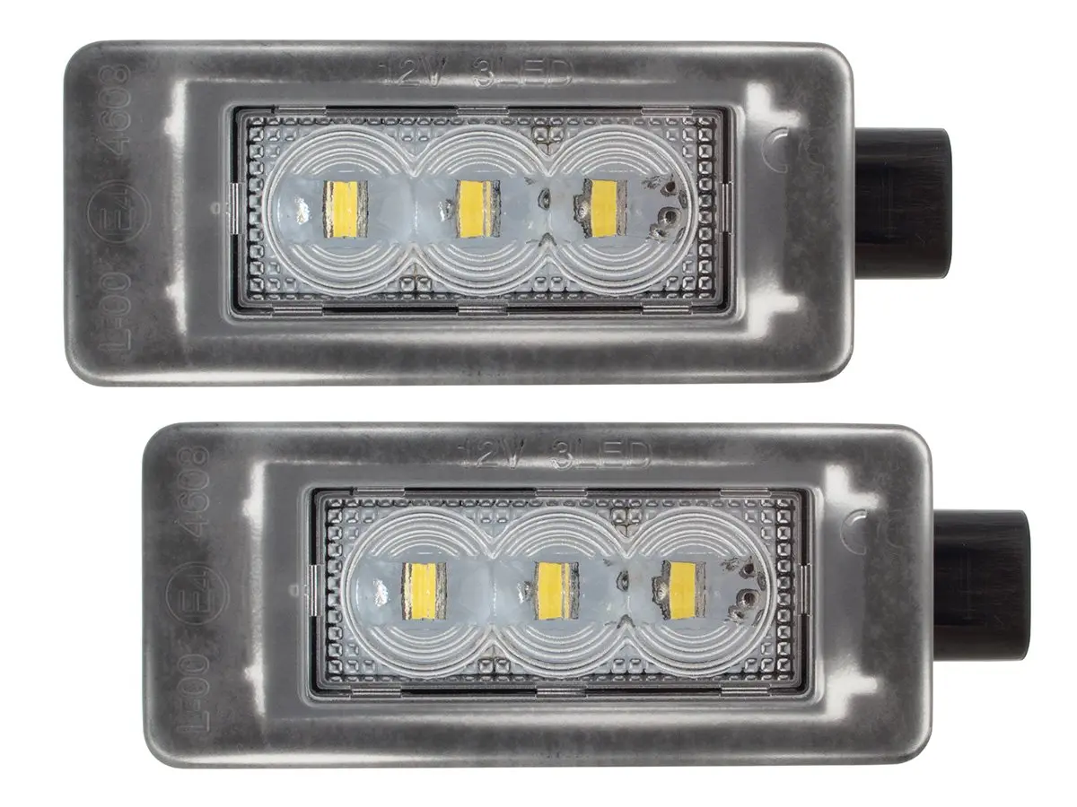 LED skiltlys sett Peugeot 207 207 CC 208 308 II Citroen C5 2008- 2 stk.