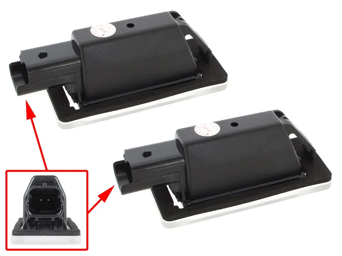 LED skiltlys sett Peugeot 207 207 CC 208 308 II Citroen C5 2008- 2 stk. – bilde 2