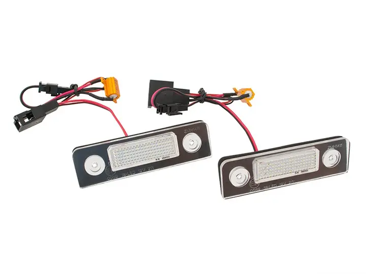 LED skiltlys sett Skoda Octavia II FL Roomster I 2 stk.