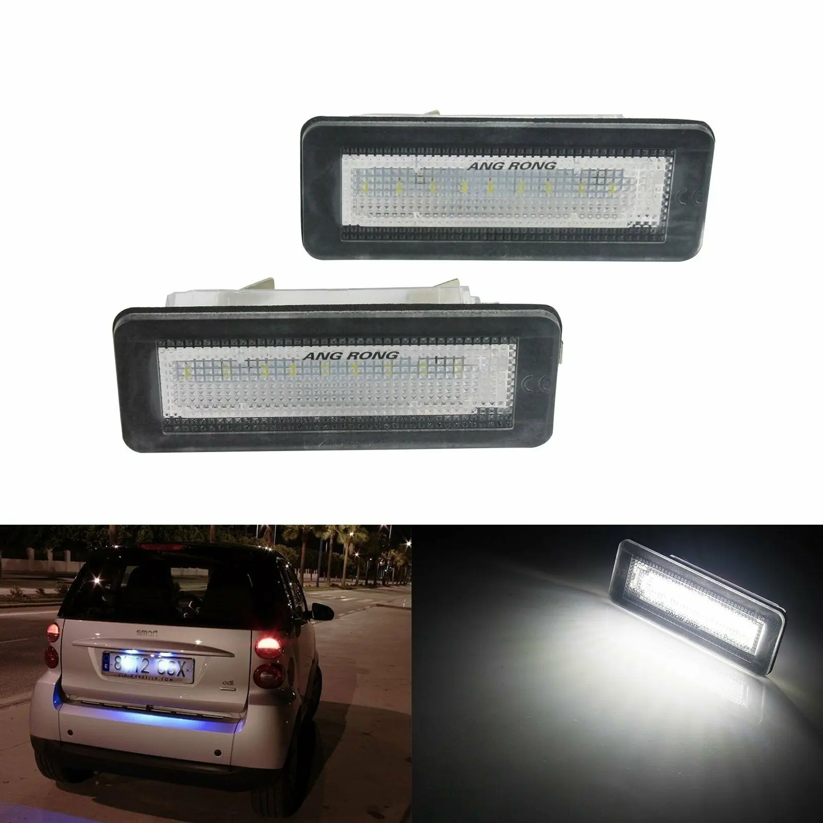 LED skiltlys sett Smart Fortwo