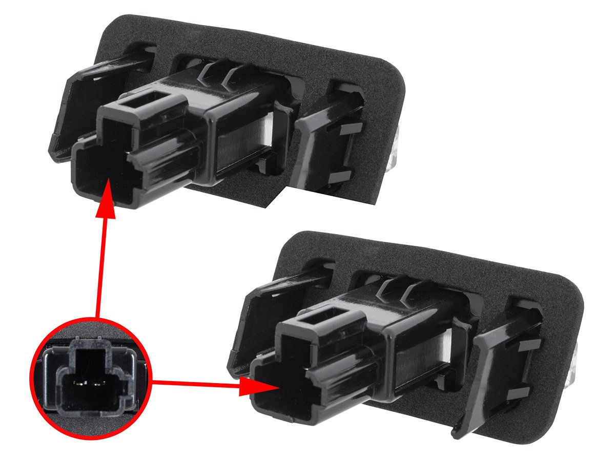 LED skiltlys sett Toyota Auris Avensis Camry Corolla Prius Verso Yaris 2 stk. – bilde 2