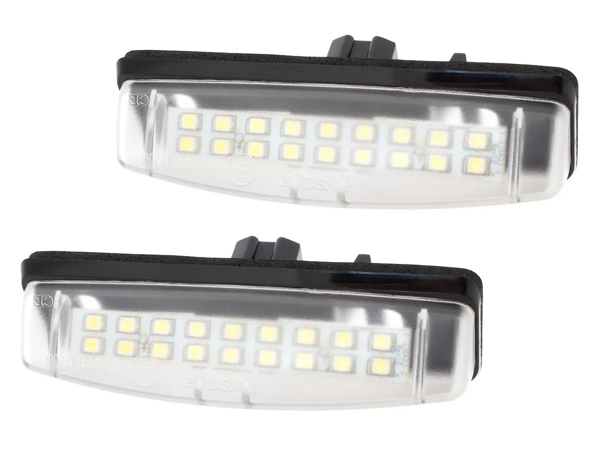 LED skiltlys sett Toyota Camry Aurion Avensis Verso Echo Prius 2 stk.