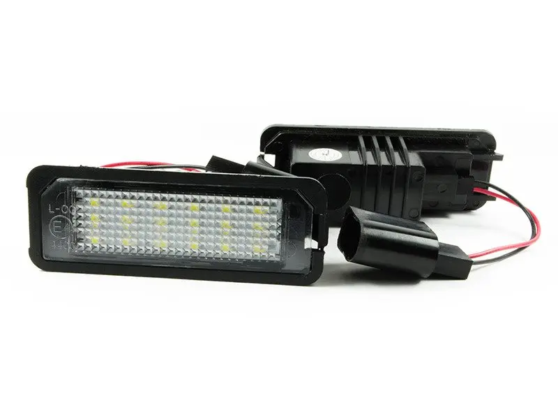 LED skiltlys sett VW Amarok Eos Golf IV V VI VII Lupo New Beetle Passat B6 B7 CC Phaeton Scirocco Touareg 2 stk. Image 3