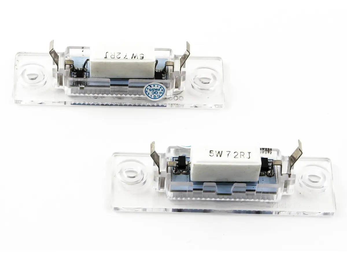 LED skiltlys sett VW Caddy Golf V Plus Jetta Passat B5 T5 Touran Superb │  2 stk. – bilde 2