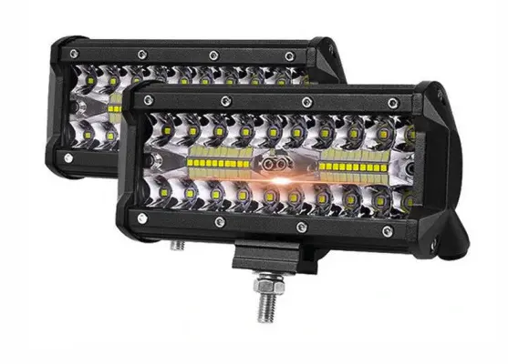 Ledbar Cree Fjernlys 120W 12-24V - sett 2 stk.