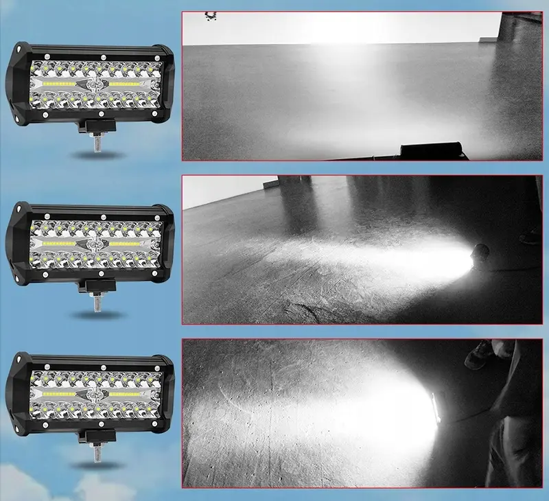 Ledbar Cree Fjernlys 120W 12-24V - sett 2 stk. – bilde 6