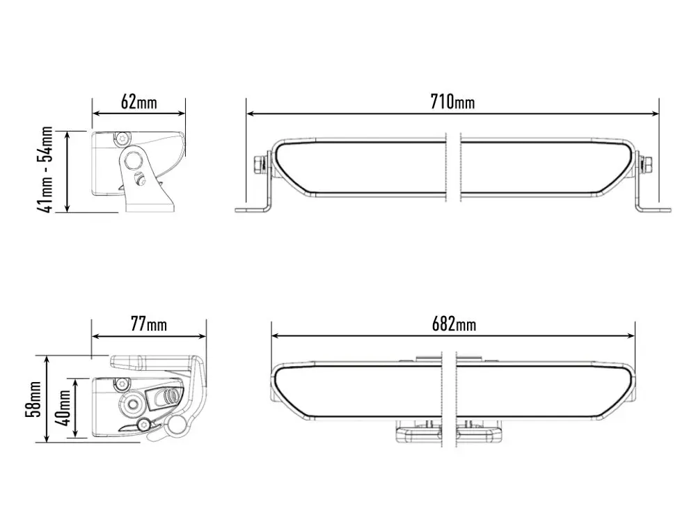 Ledbar lazer linear 24 flood – bilde 5