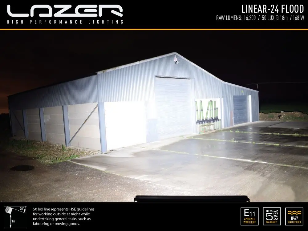 Ledbar lazer linear 24 flood – bilde 7