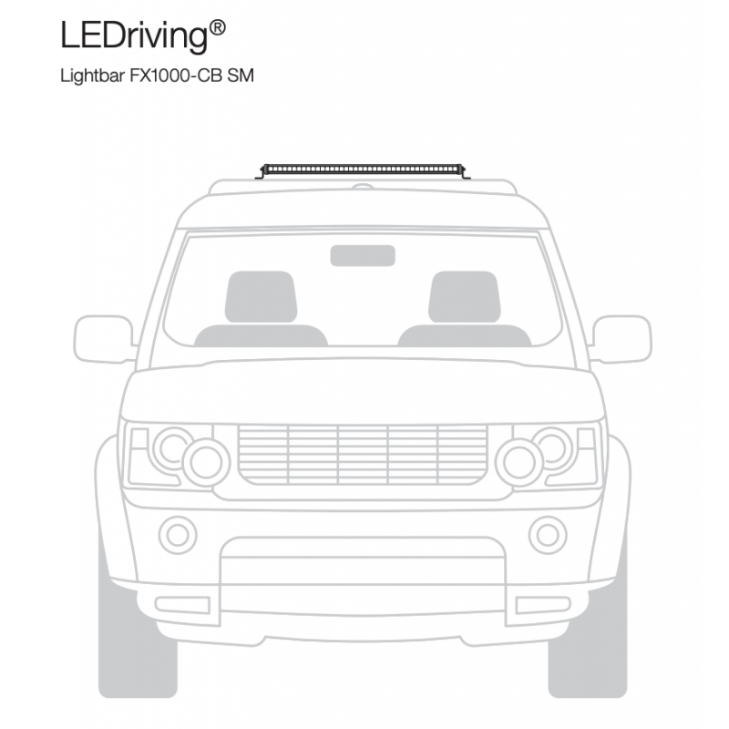 Ledbar Osram LEDriving FX1000-CB SM L-1074mm – bilde 11