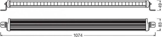 Ledbar Osram LEDriving FX1000-CB SM L-1074mm – bilde 8