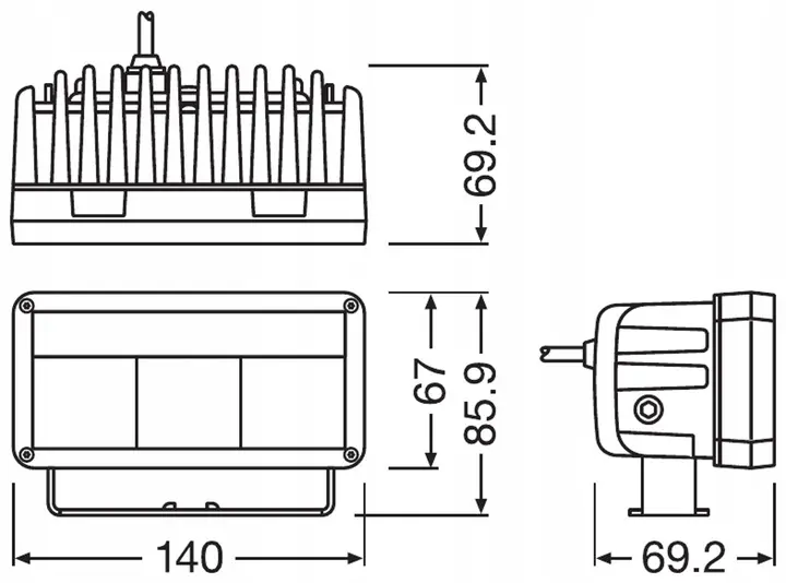 Ledbar Osram LEDriving MX140-SP L-140mm – bilde 4