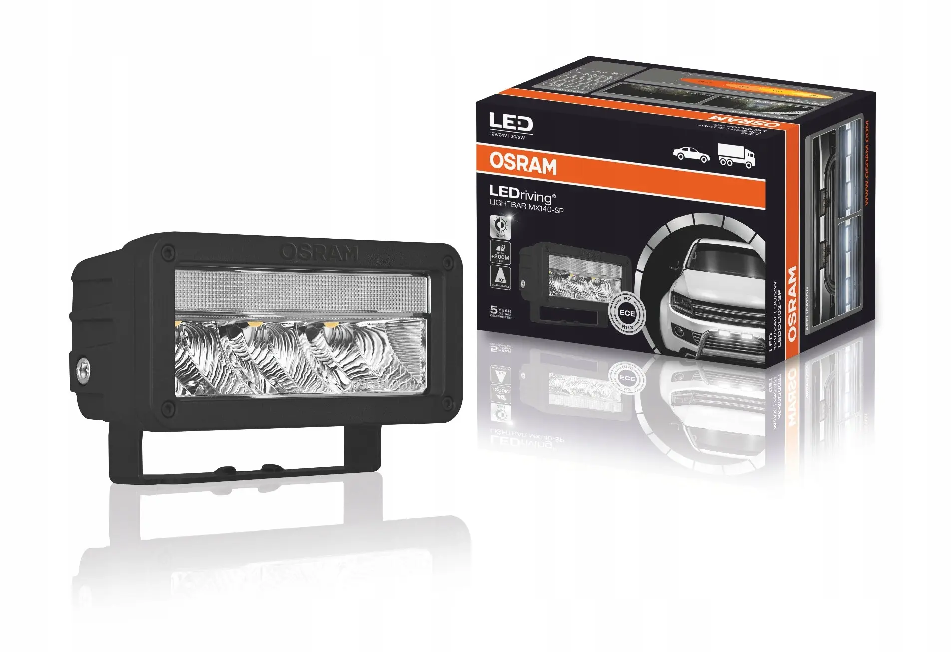 Ledbar Osram LEDriving MX140-SP L-140mm – bilde 5