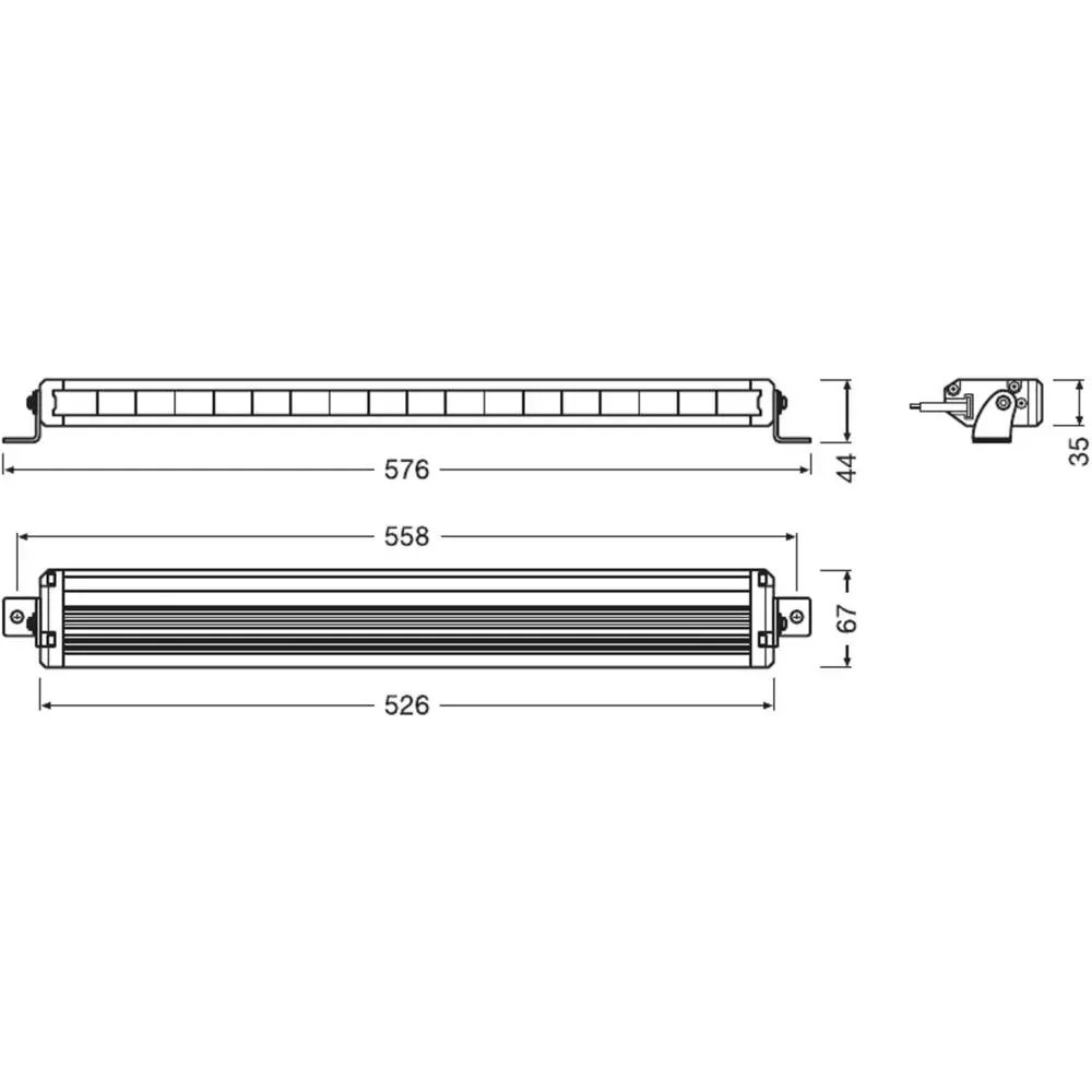 Ledbar Osram LEDriving VX500-SP L-526mm – bilde 7