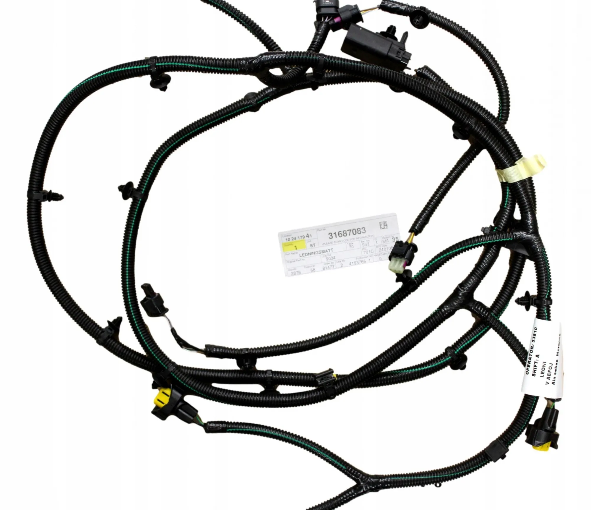 Ledningsnett frontstøtfanger Volvo Genuine® XC40 / EX40 2018-