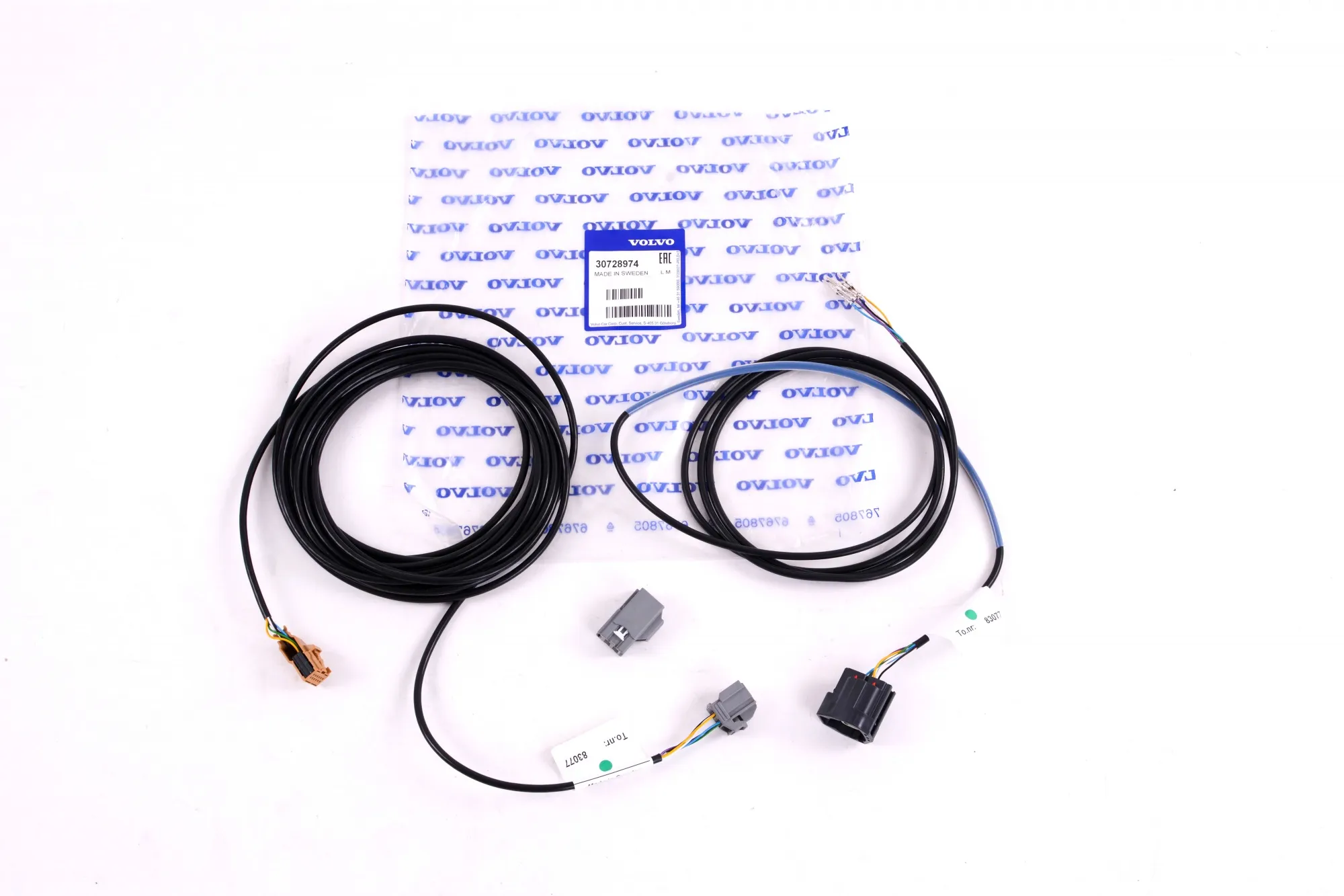 Ledningsnett parkeringssensorer foran Volvo Genuine® S60/S80/V60/V70/XC60/XC70 2007-2017 (30728974)